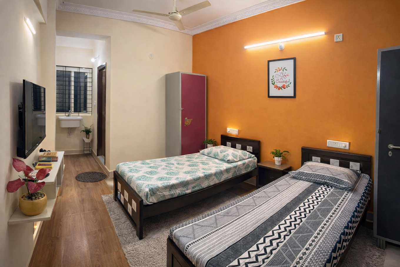 Queens Luxury PG for Women – Premium Stay in Hitech City